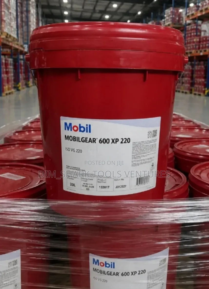 20-Liter of Mobilgear 600 XP 220 High-Performance Industrial Gear Oil