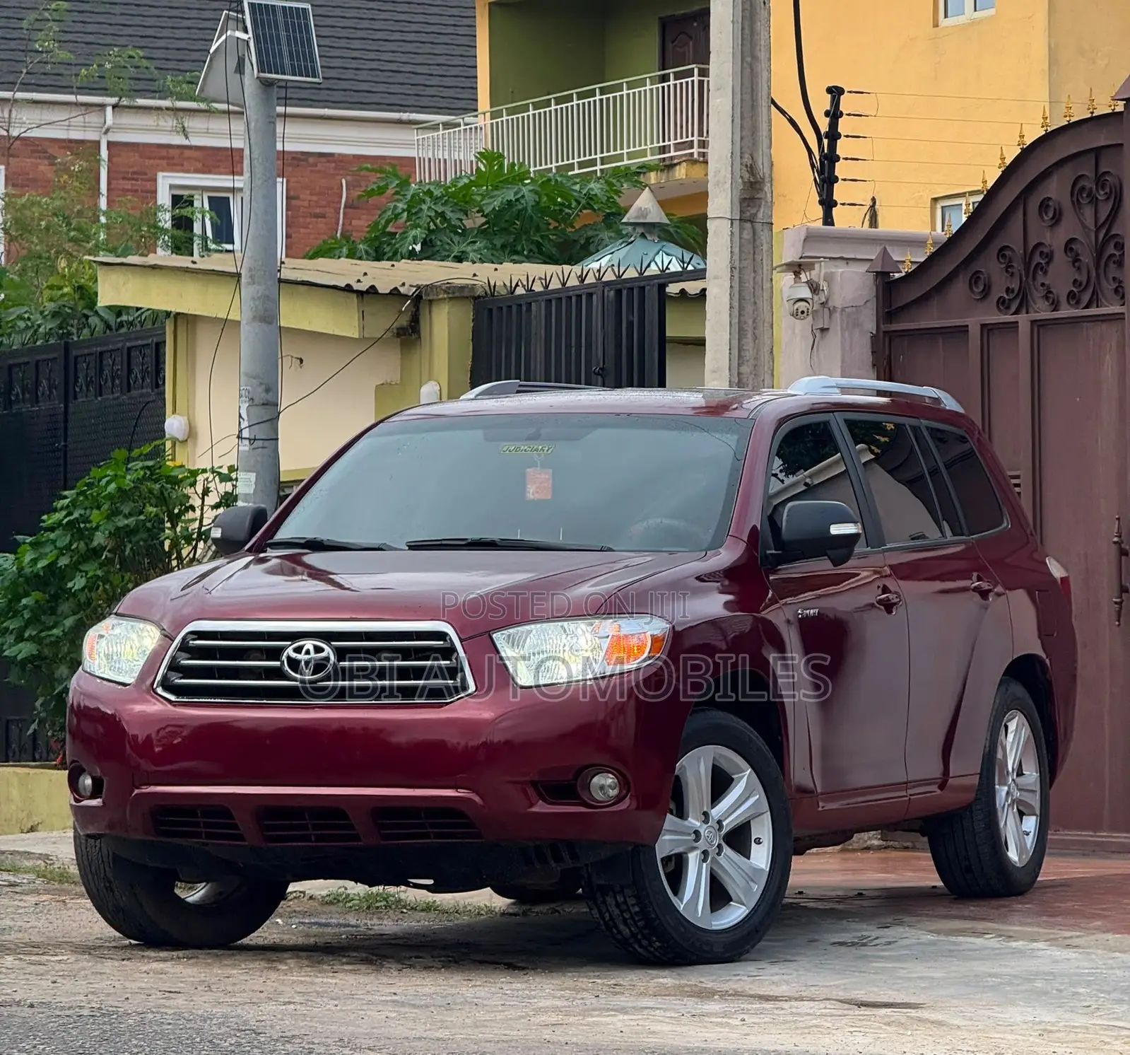 Toyota Highlander 2008 Burgundy