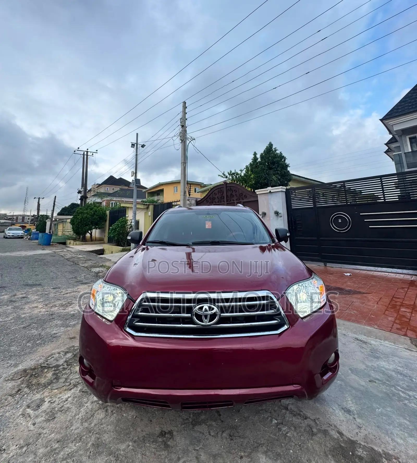 Toyota Highlander 2008 Burgundy