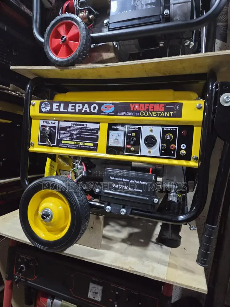 Elepaq 4.5kVA Key Start Generator – Reliable Home Business Power