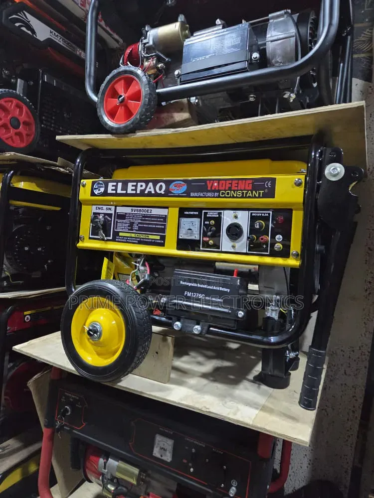 Elepaq 4.5kVA Key Start Generator – Reliable Home Business Power