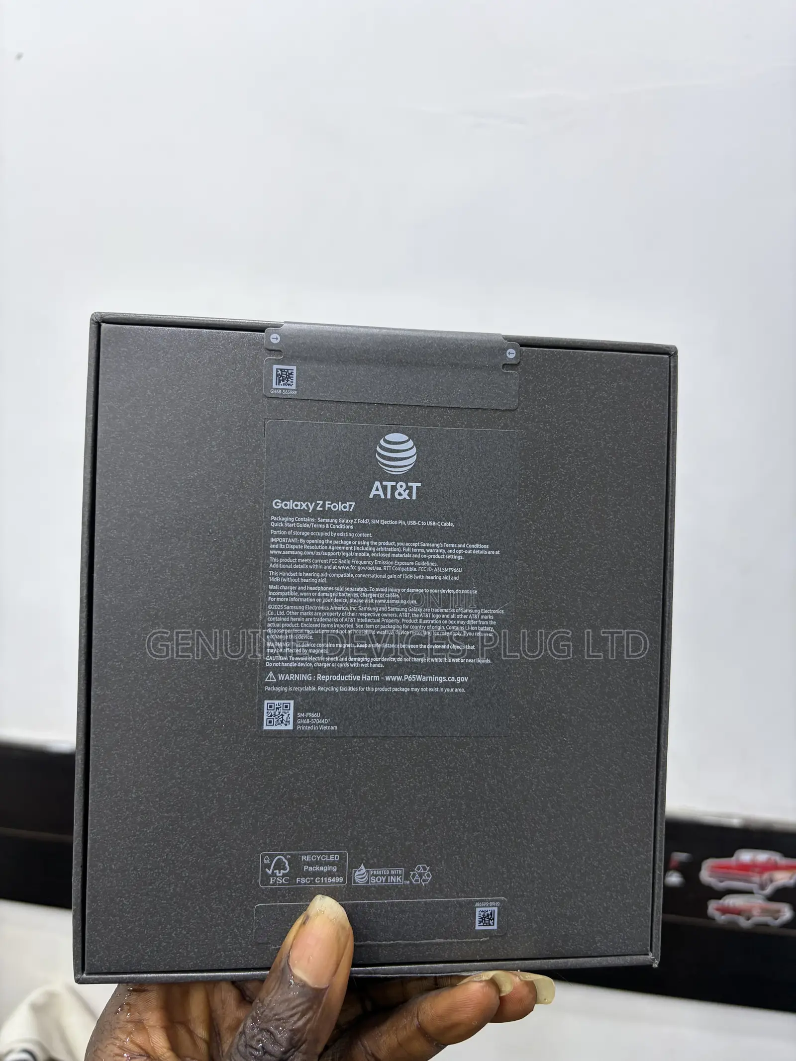 New Samsung Galaxy Z Fold7 256 GB Black