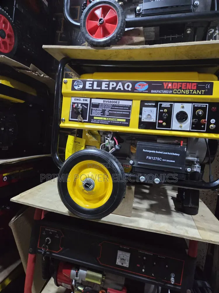 Heavy Duty Elepaq 4.5kVA Petrol Generator – Original Quality