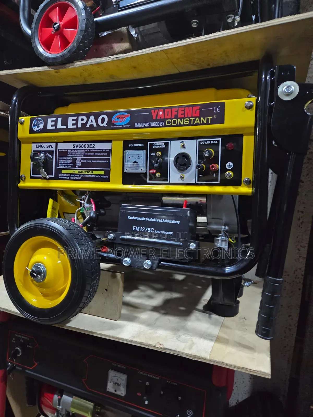 Elepaq 4.5kVA Generator – Easy Key Start Low Fuel Consumption