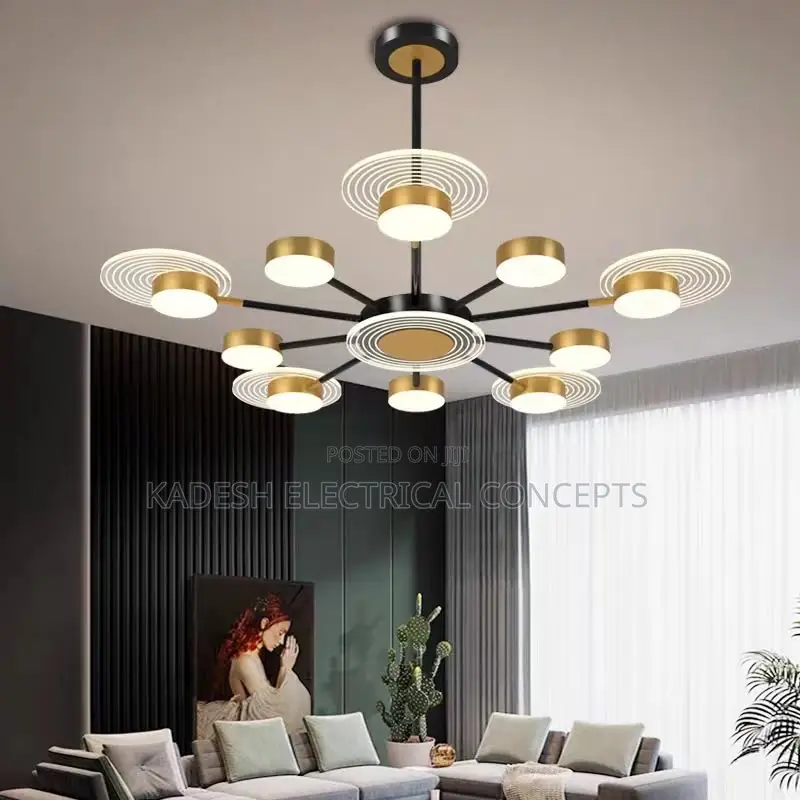 Modern Ceiling Light Fixture Creative Home Stepless Dimmable