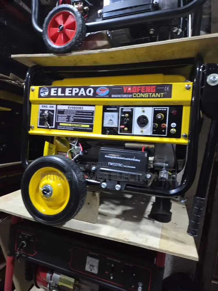 4.5kVA Elepaq Generator – Stable Power for Home and Office