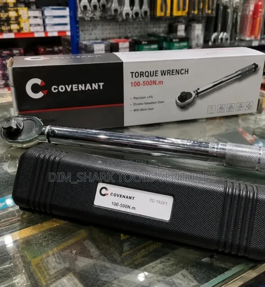 100-500 Covenant Brand Micrometer Click-Type Torque Wrench
