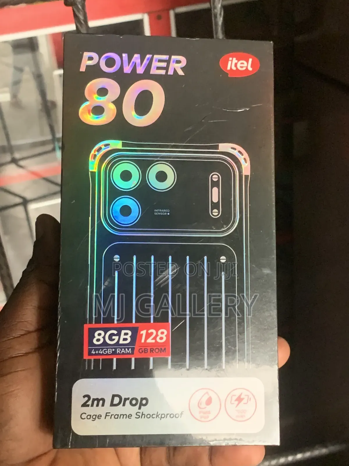 New Itel Power 80 128 GB Black