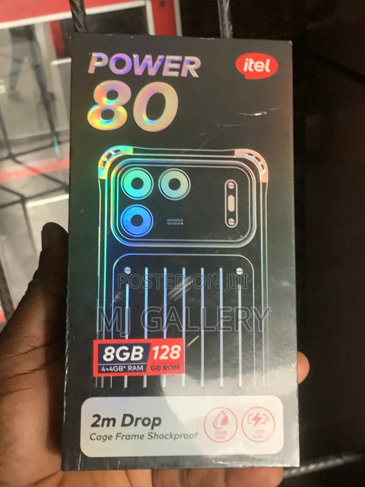 New Itel Power 80 128 GB Black