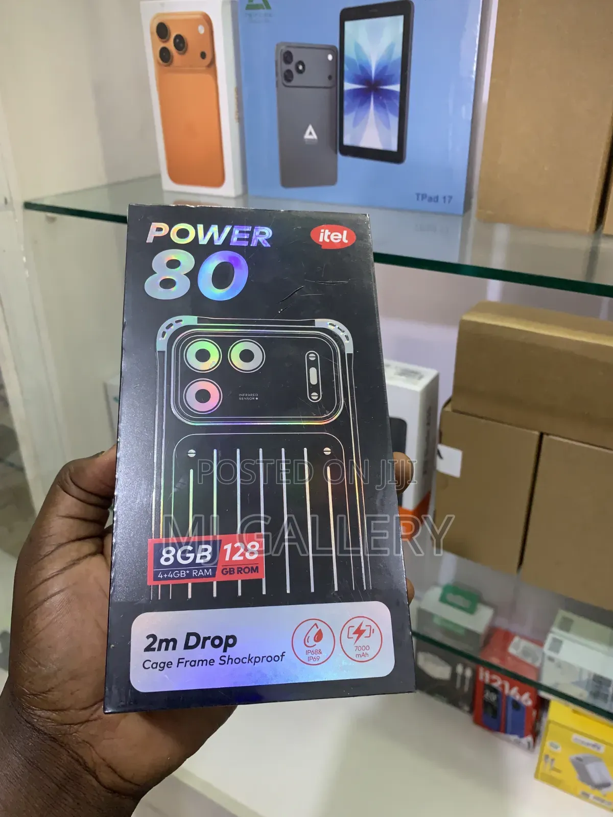 New Itel Power 80 128 GB Black
