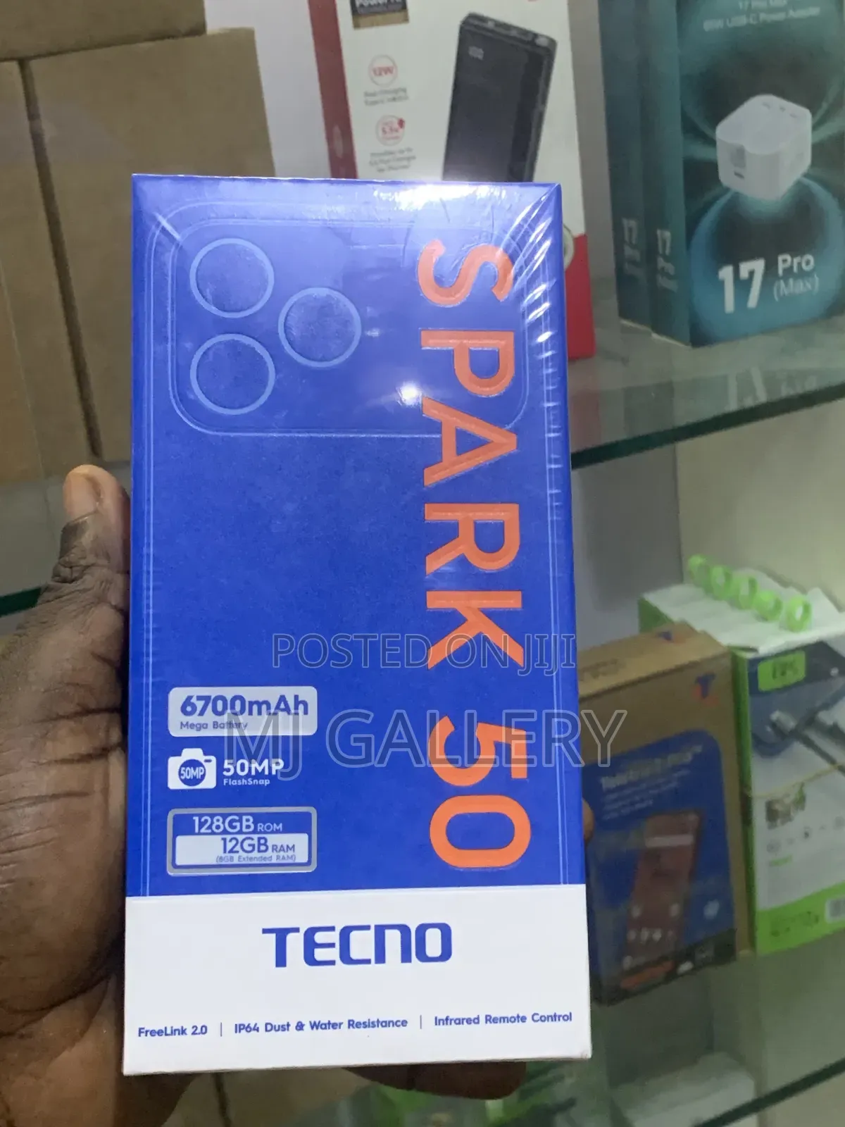 New Tecno Spark 50 128 GB Black