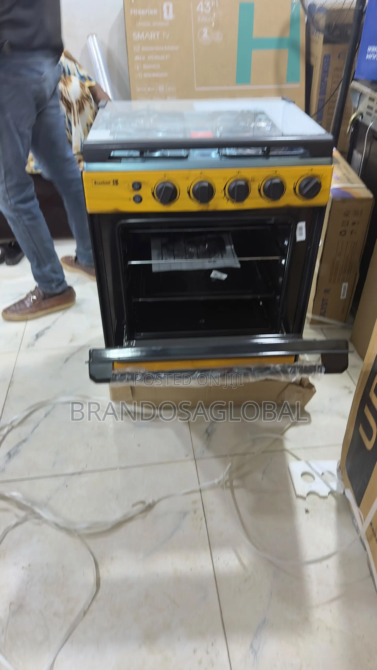 Scanfrost 60x60 4 Burner Standing Gas Cooker Original Warranty