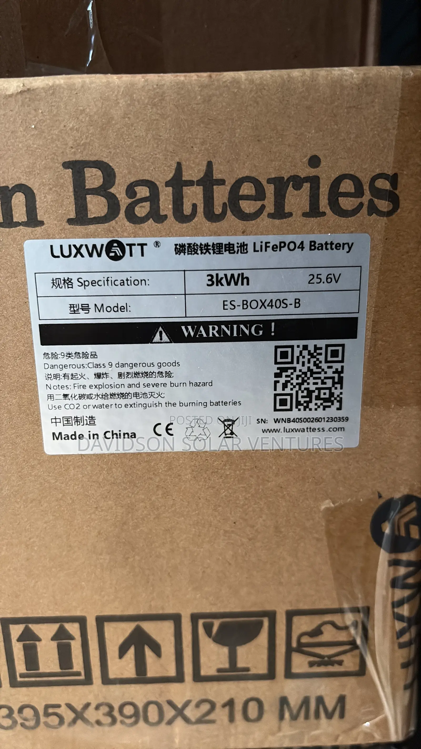 24v 3kwh Luxwatt Lithium Ion Battery