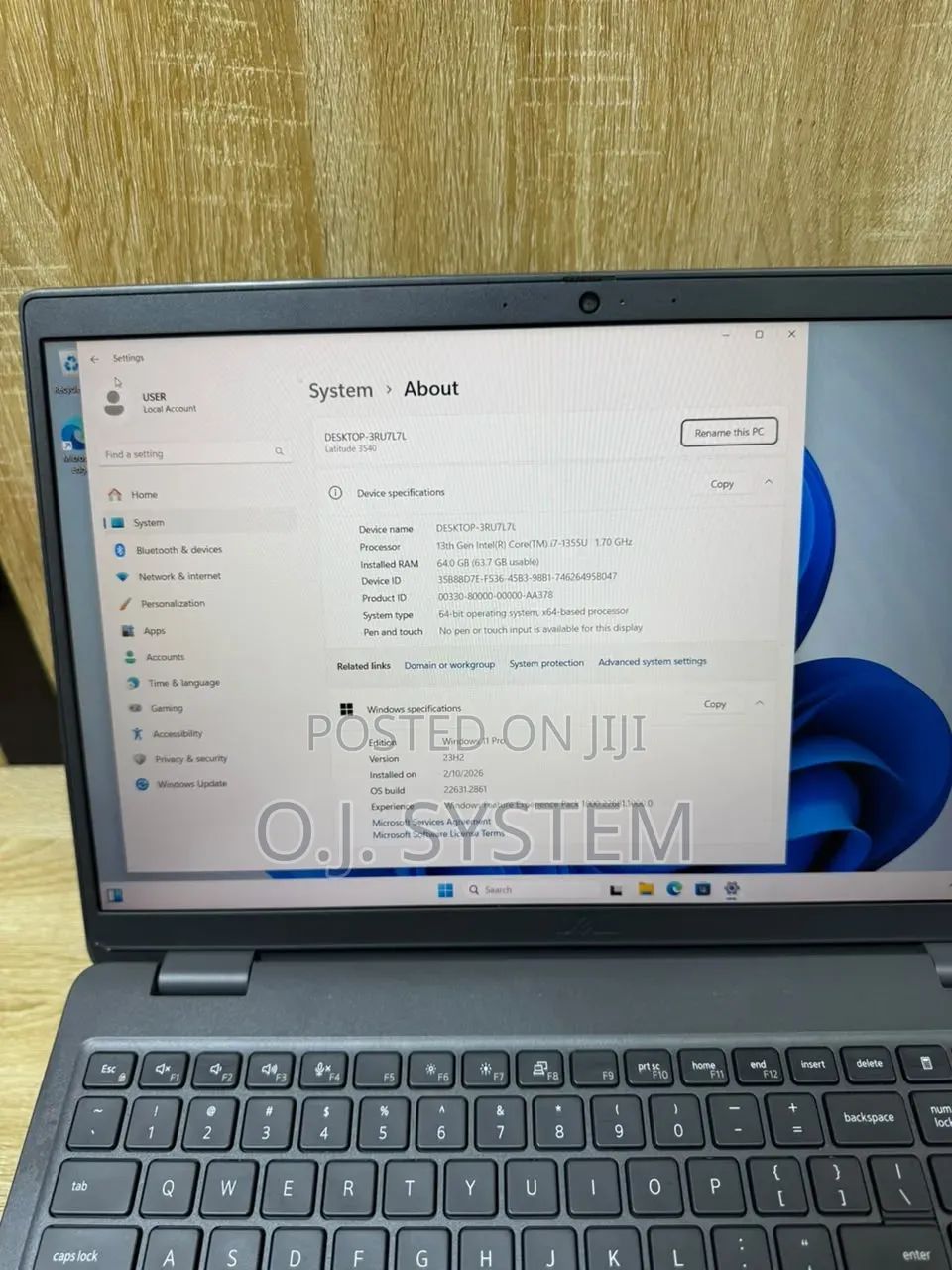 Laptop Dell Latitude 3540 32GB Intel Core i7 SSD 1T