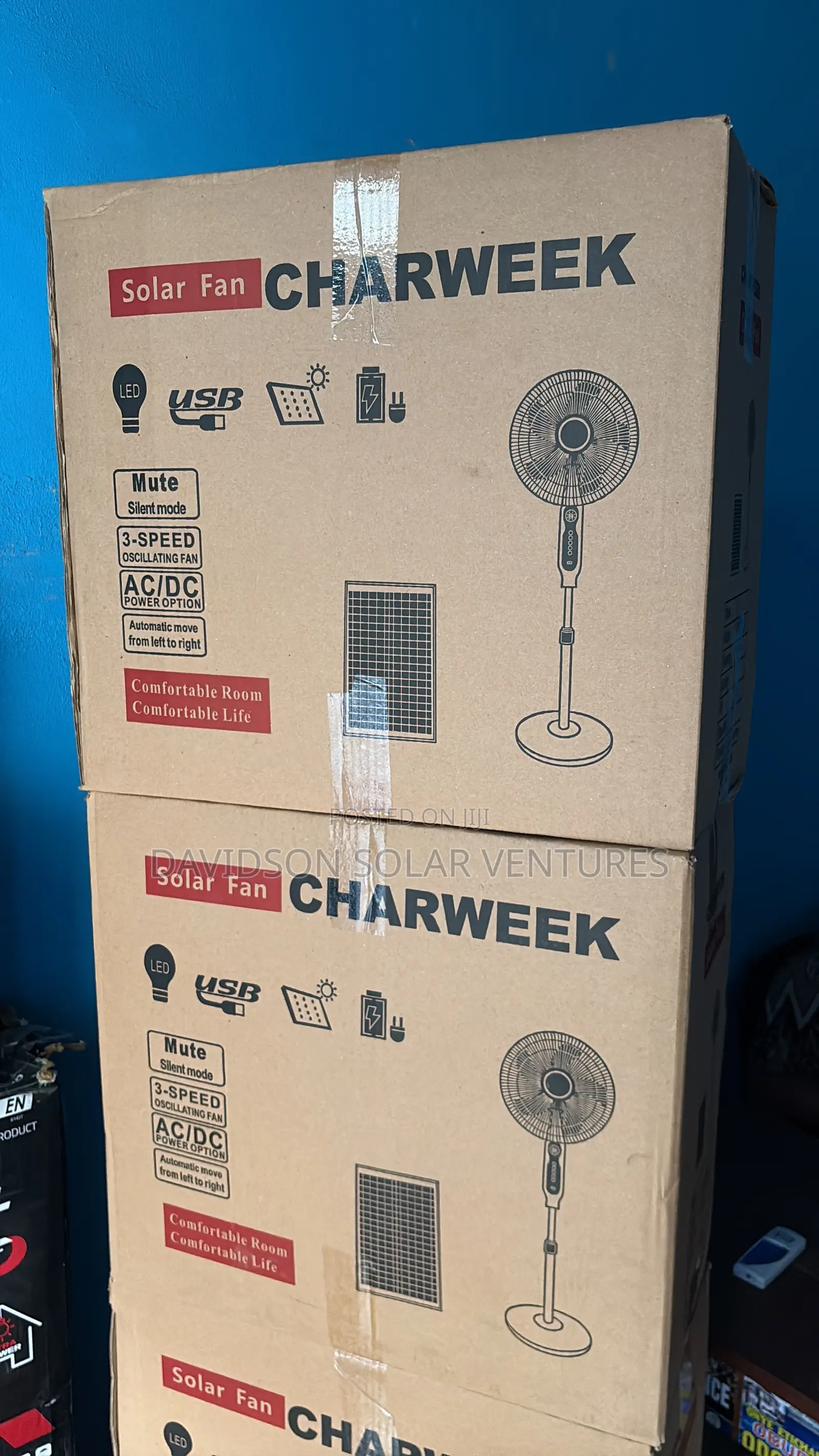 16inches Charweek Solar Fan