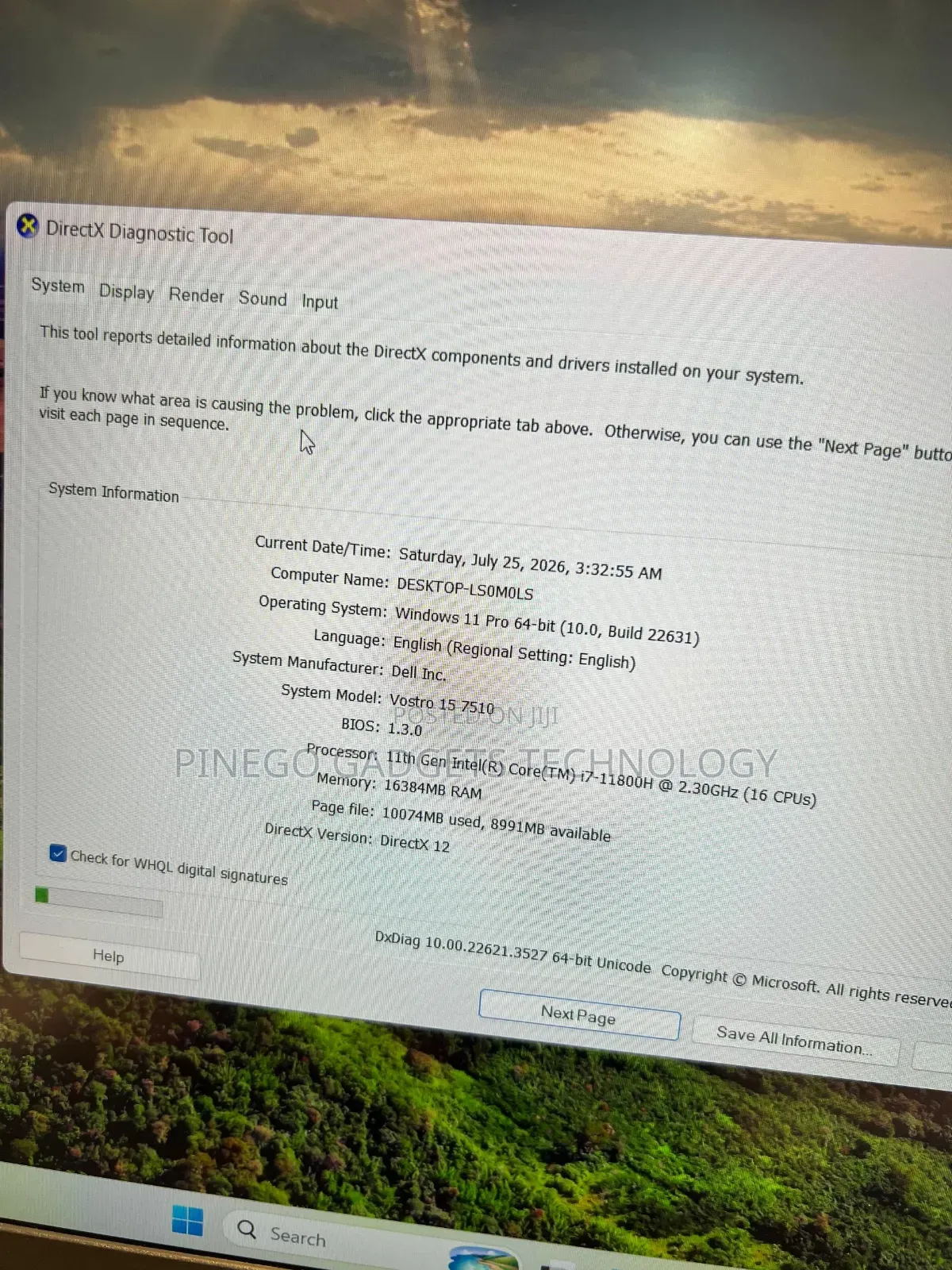 Laptop Dell Vostro 15 5590 16GB Intel Core i7 SSD 512GB