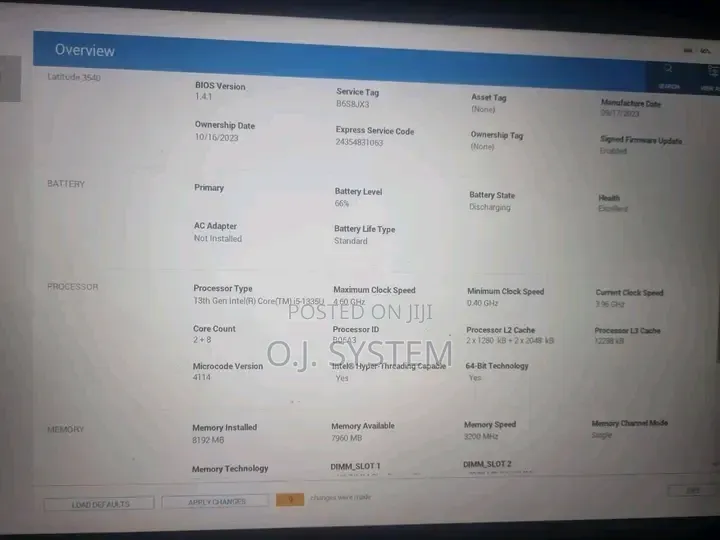 Laptop Dell Latitude 3540 32GB Intel Core i7 SSD 1T