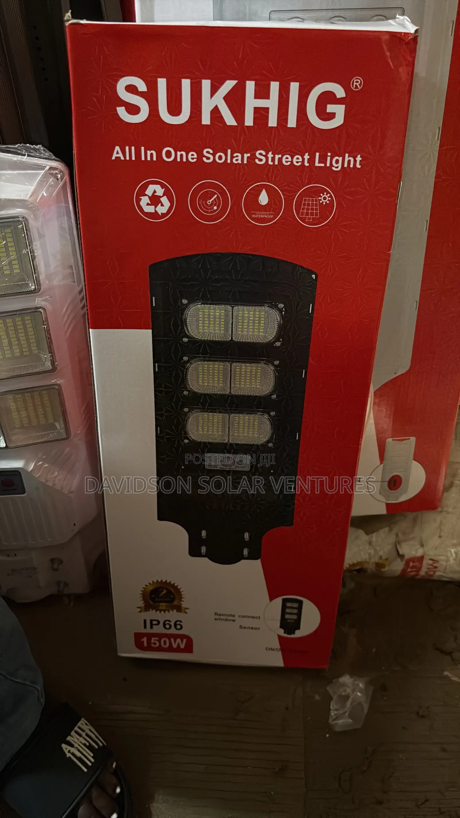 150w Divided 3eyes Sukhig Solar Street Light