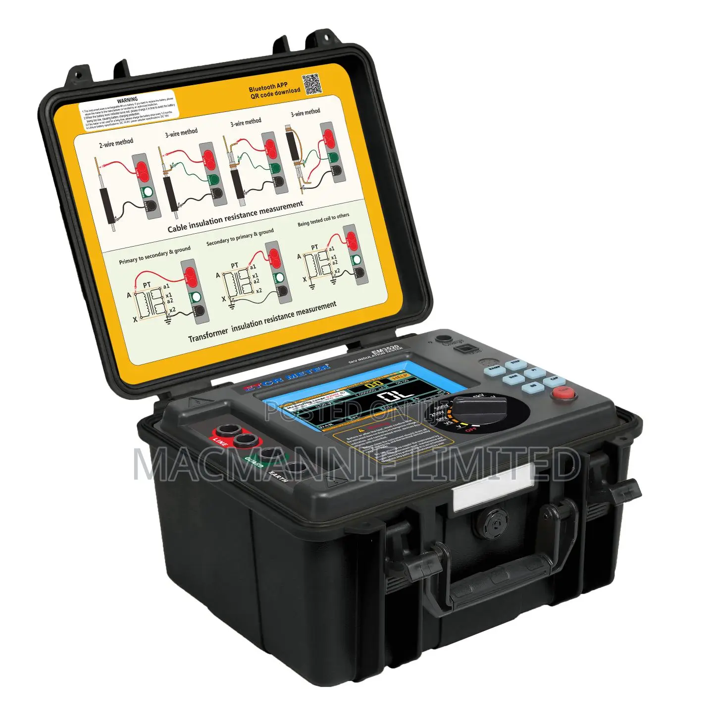 ETCR3520 High Voltage Insulation Resistance Tester 5KV