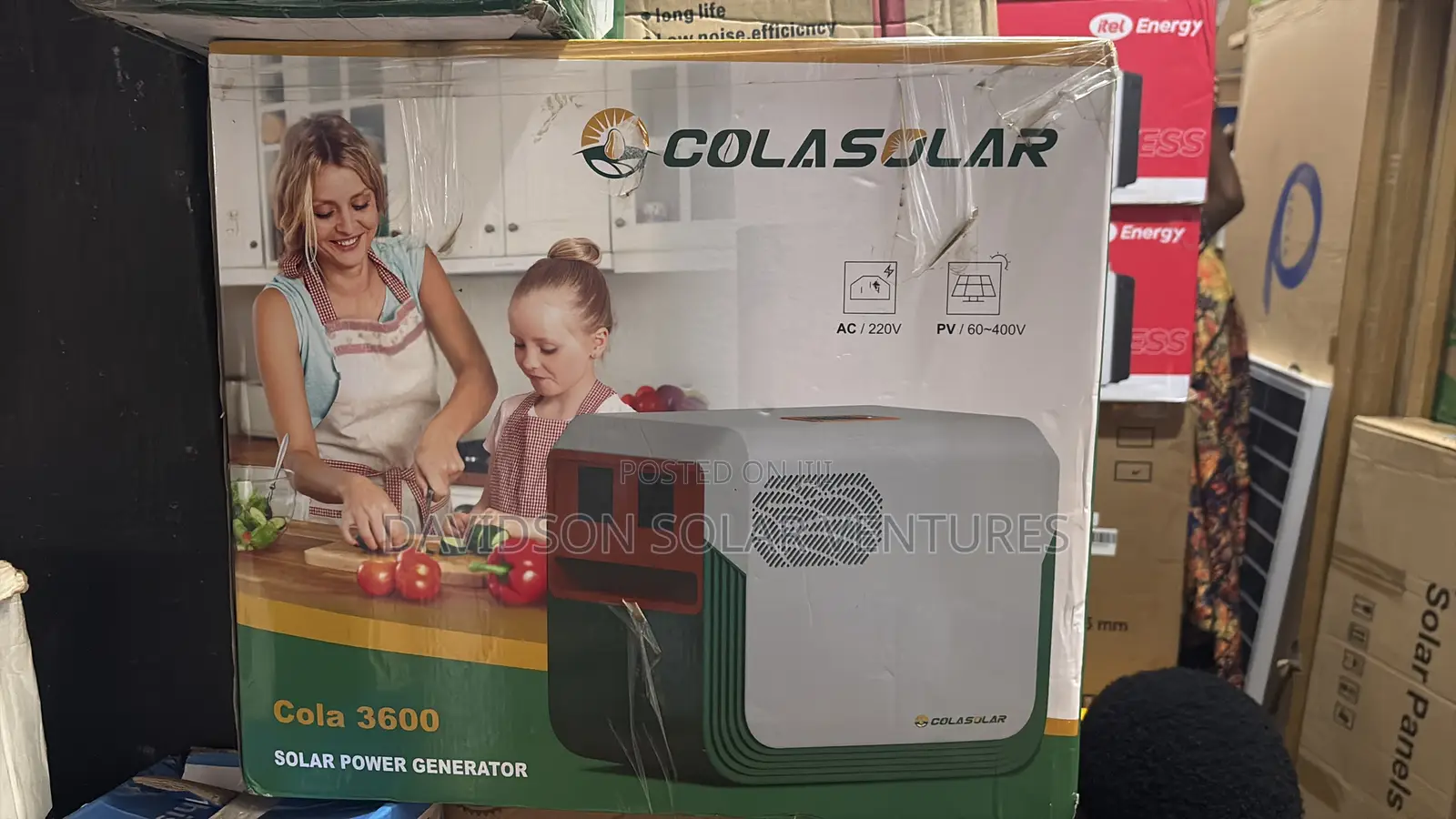 3600w Cola Solar Power Generator