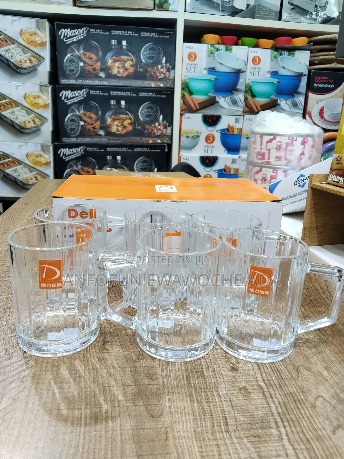 Deli Glass Mugs