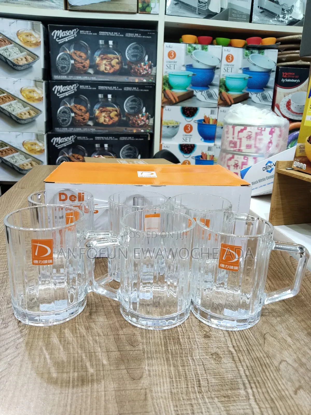 Deli Glass Mugs