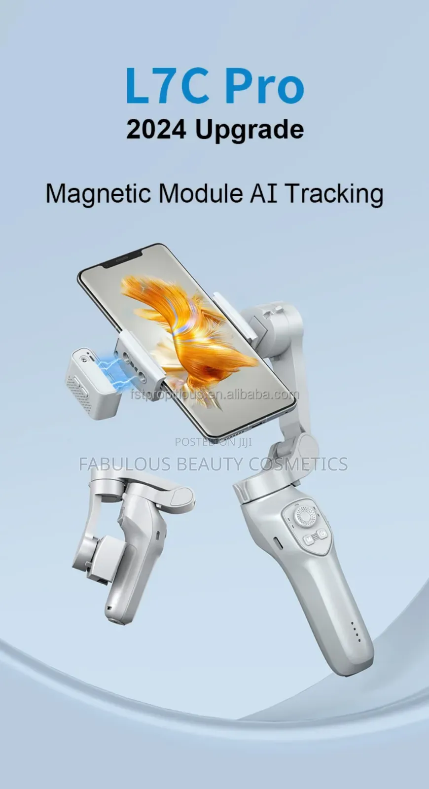 COMITOK L7C Pro, 3-Axis Gimbal Stabilizer for Smartphone