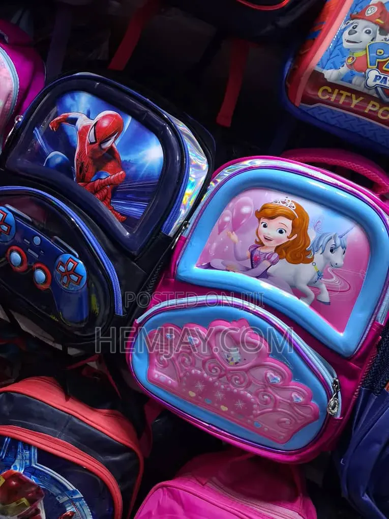 Kids Cute School Bags, Launch Box, Back Pack, Water Bottle Flask