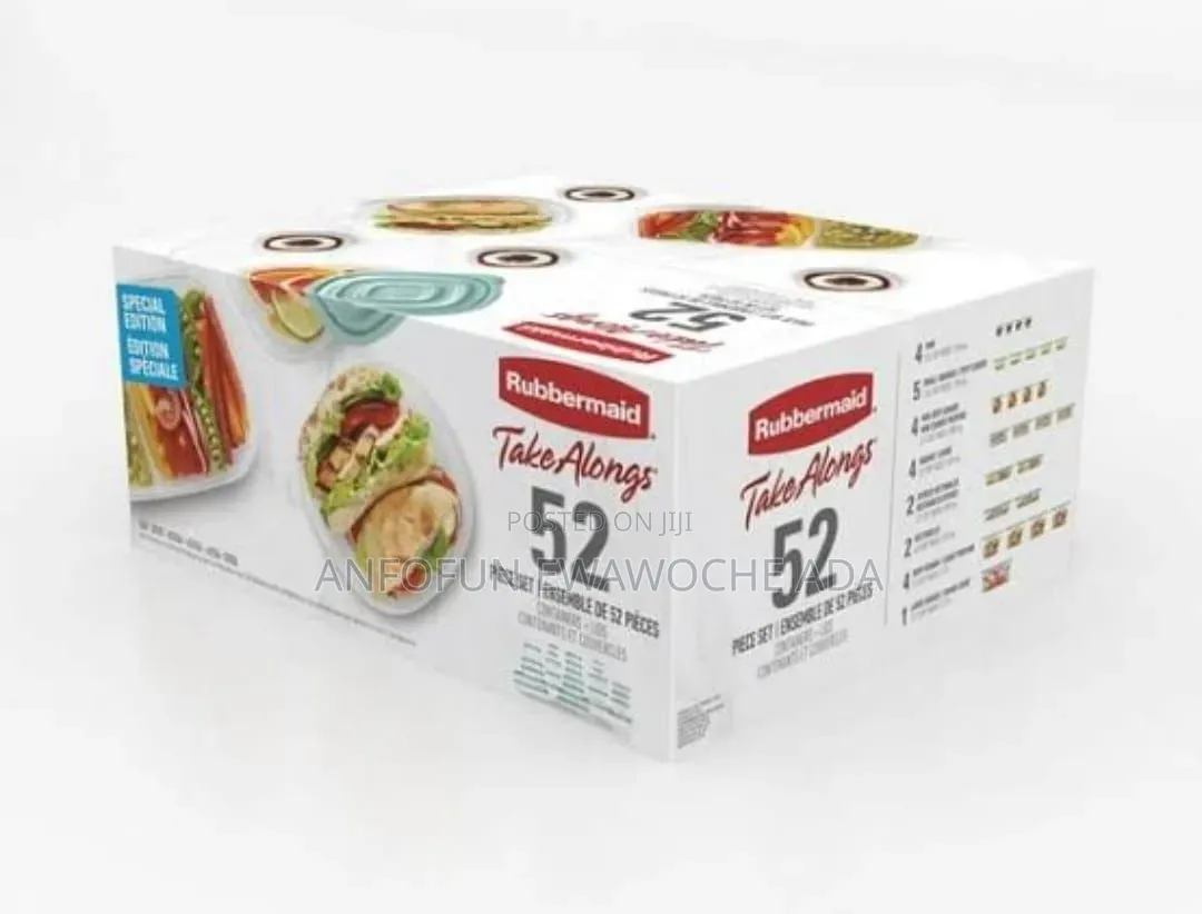 RUBBERMAID 52-Piece TakeAlongs Food Storage Set