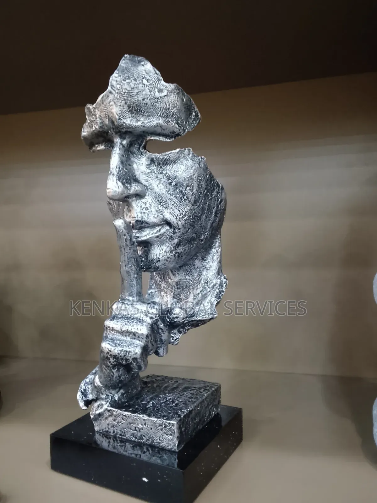 Abstract "Silent Reflection" Sculpture