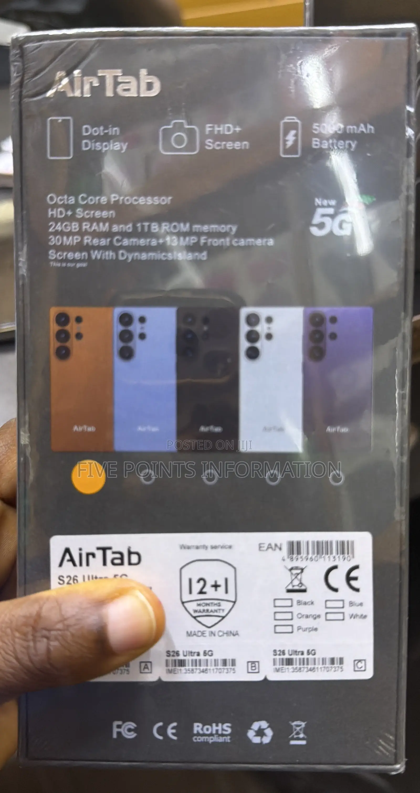 New AirTab S25 Ultra 5G 1 TB Orange