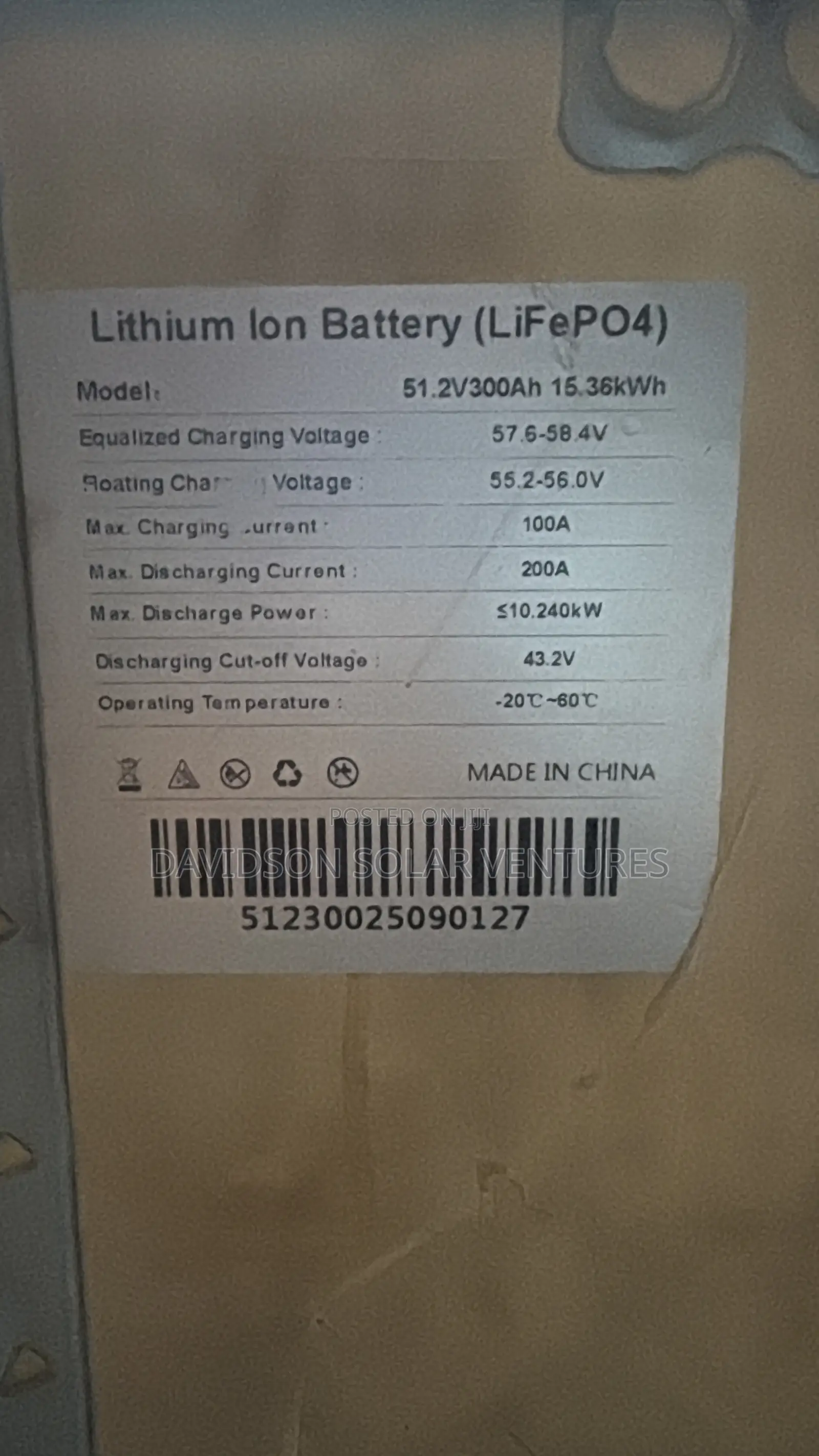 48v 15kwh King Long Lithium Ion Battery