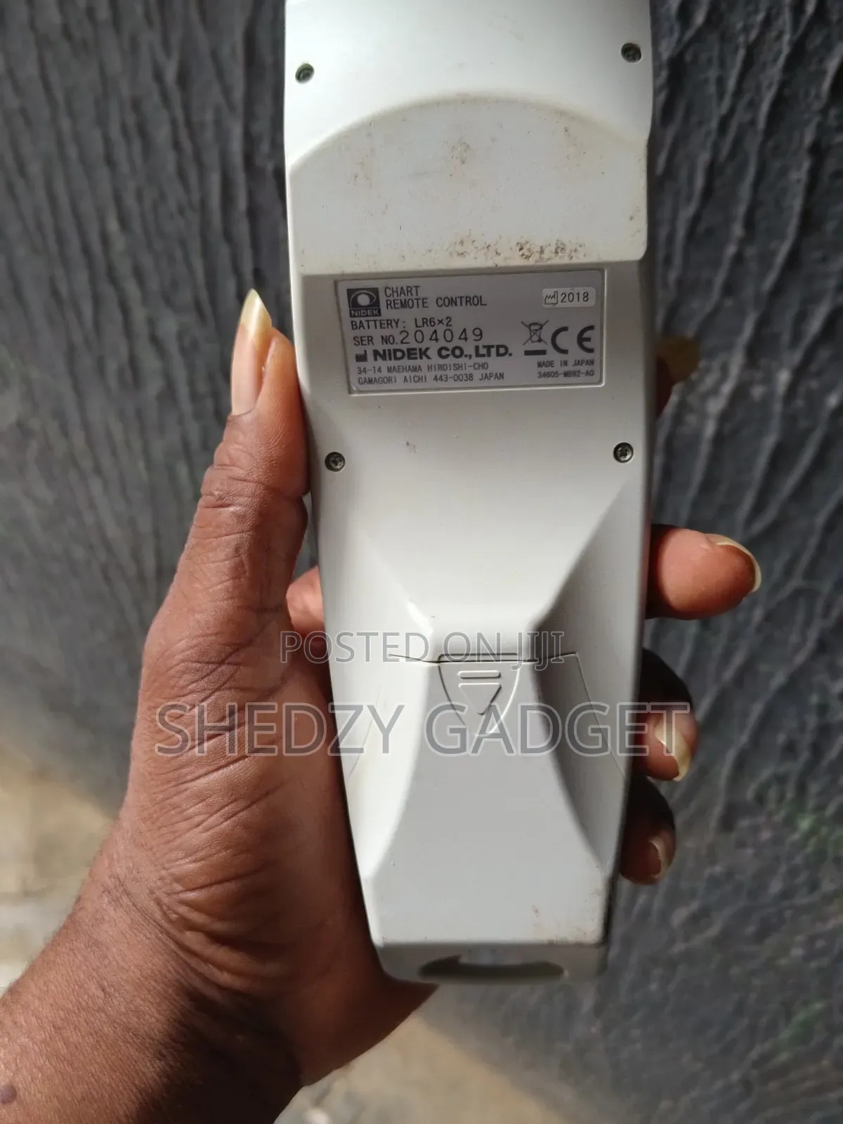 Remote Control for Nidek SC-1600 (T Type)