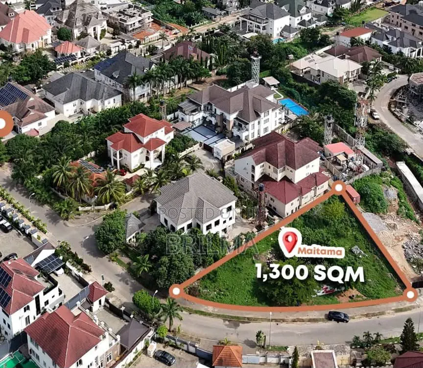 1,300 SQM of Residential Land in Maitama for Sale