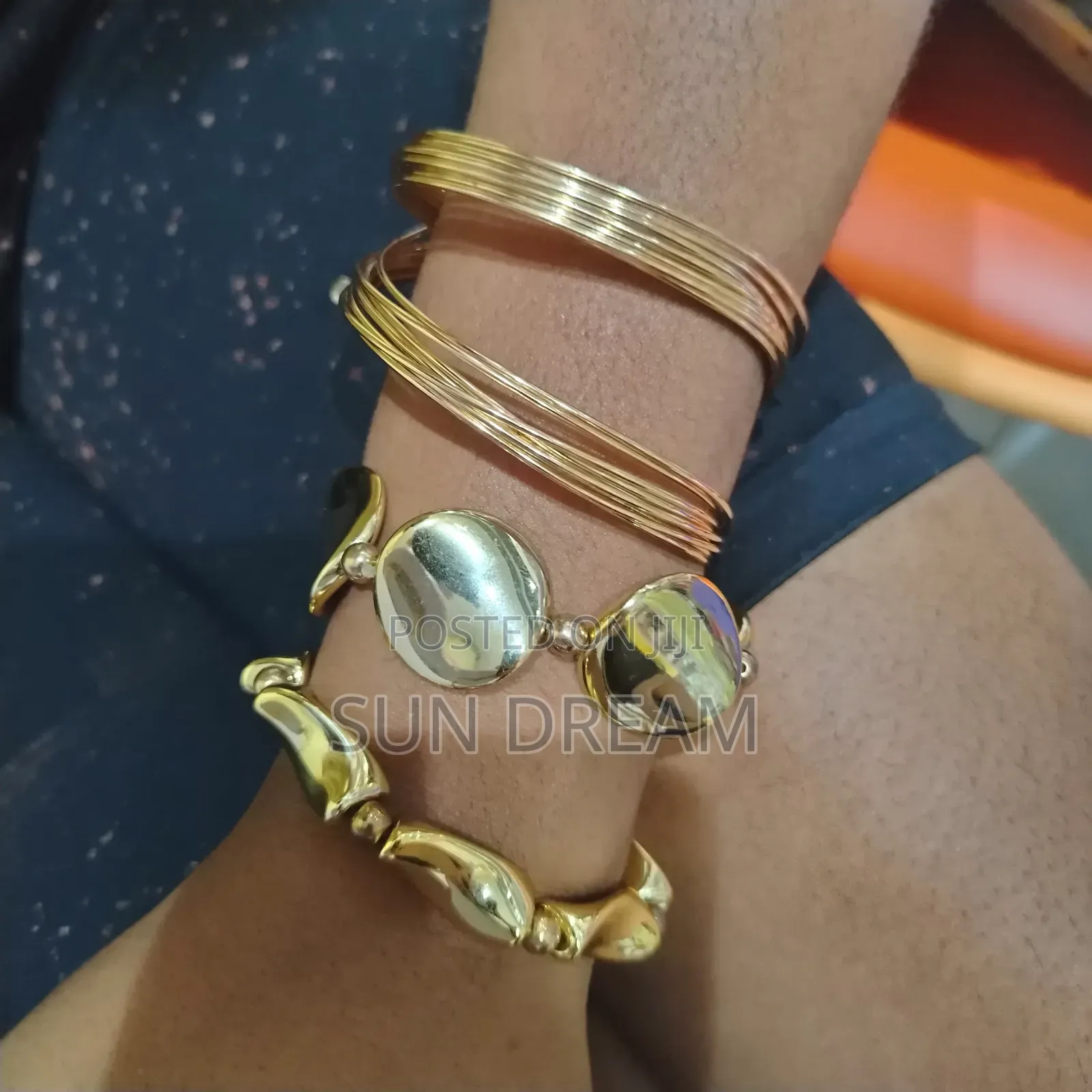 Women Bracelet Lady Bracelets Golden Bangles
