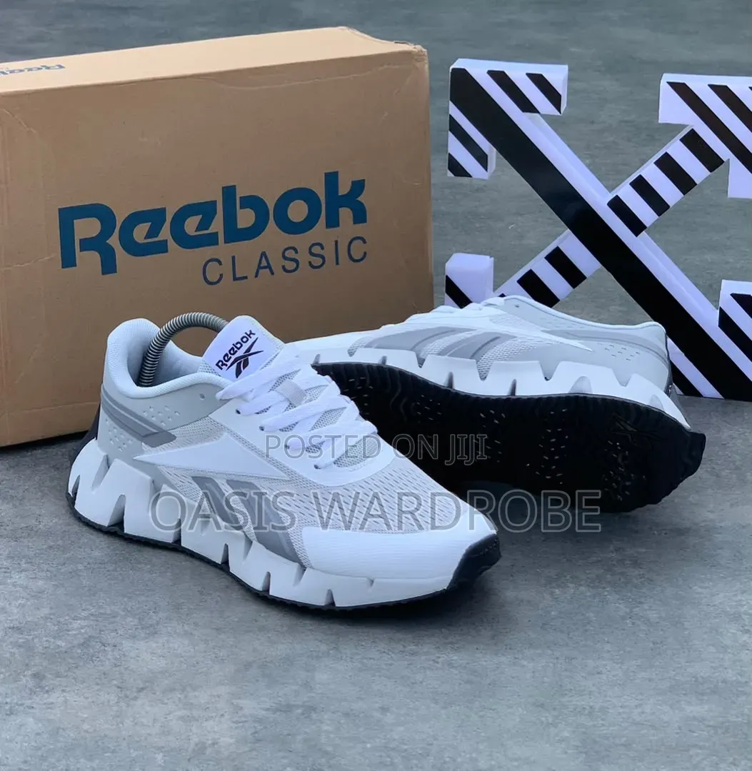Reebok Zig Dynamic White Sneakers