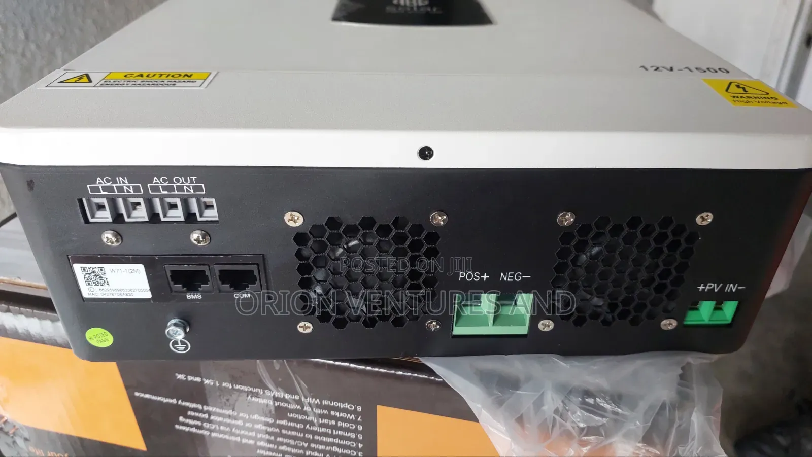 1.5kw 12V Hybrid Inverter System (Battery Independent)