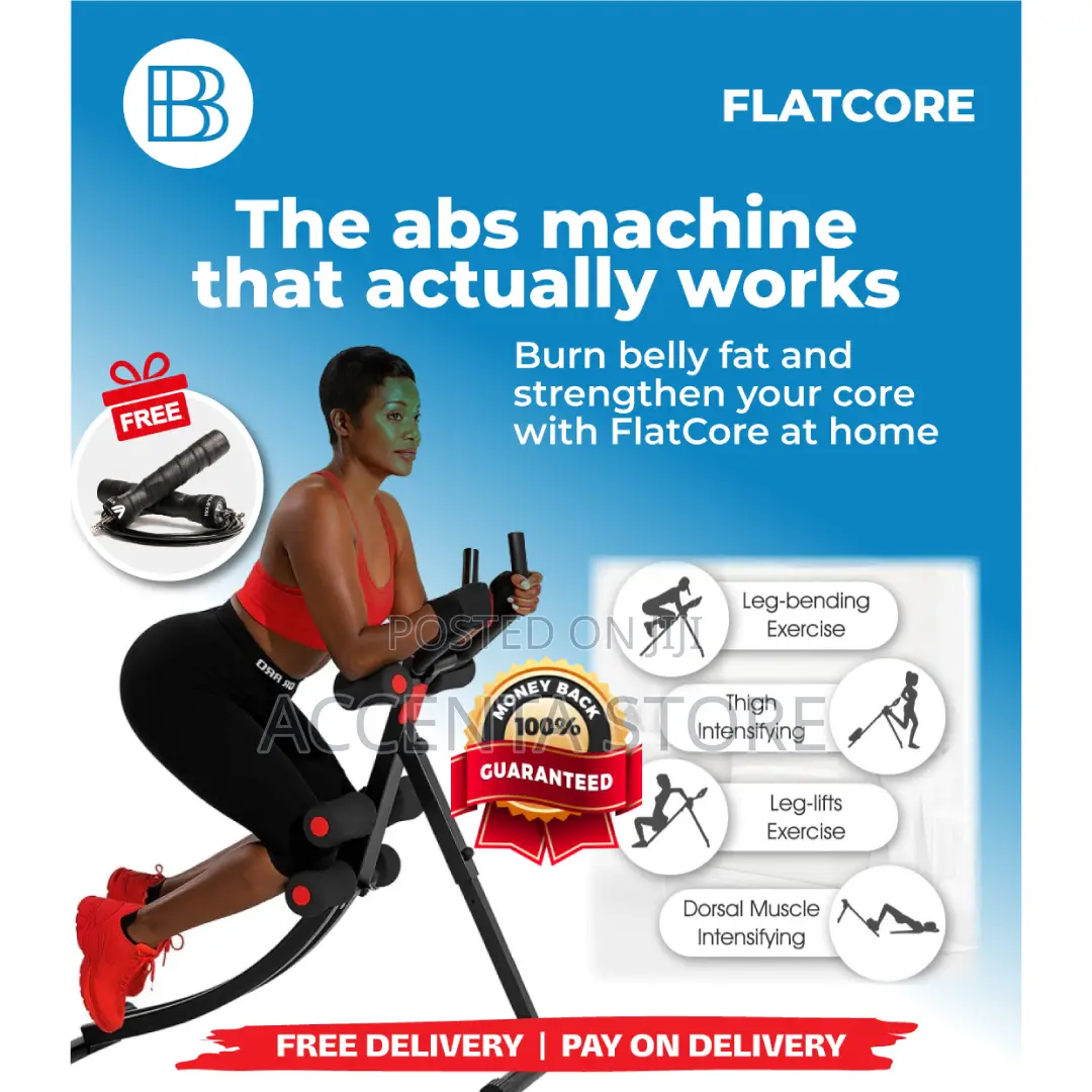 Flatcore AB Coaster for Flat Tummy Six-Pack Workout + Free GIFT