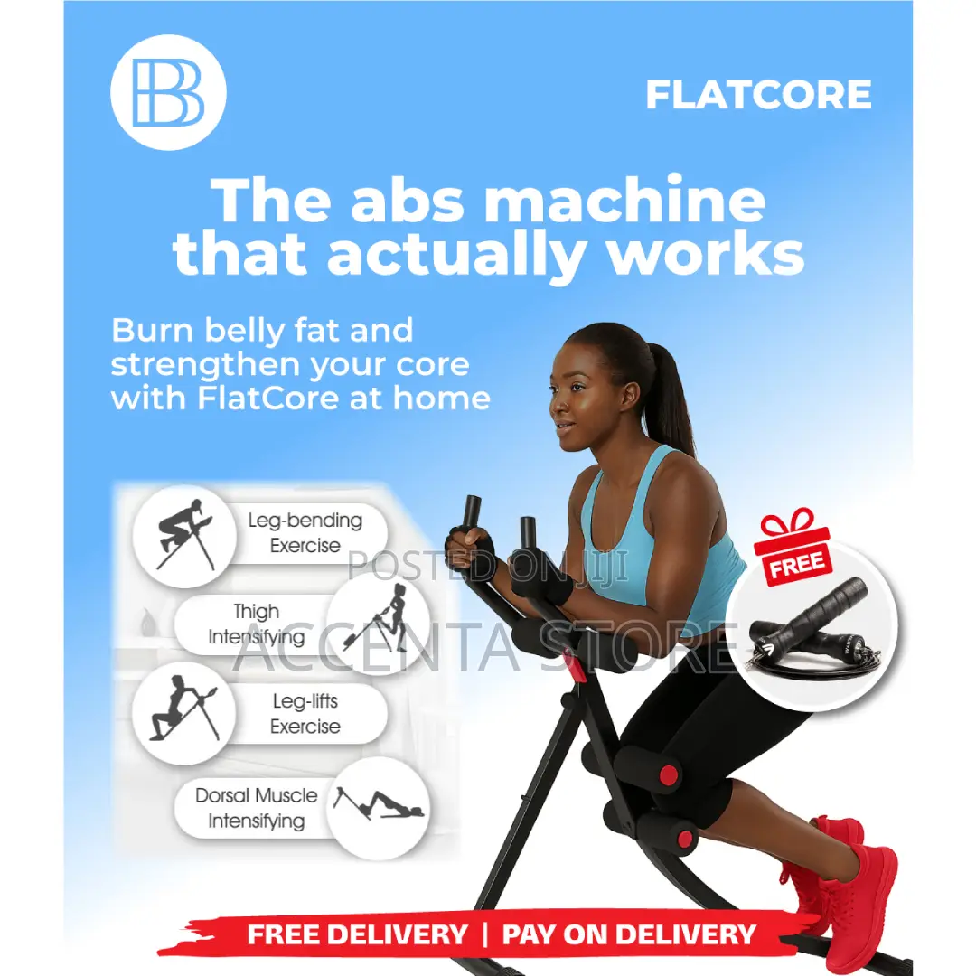 Ab Cruncher for Flat Tummy Six-Pack + FREE Gift