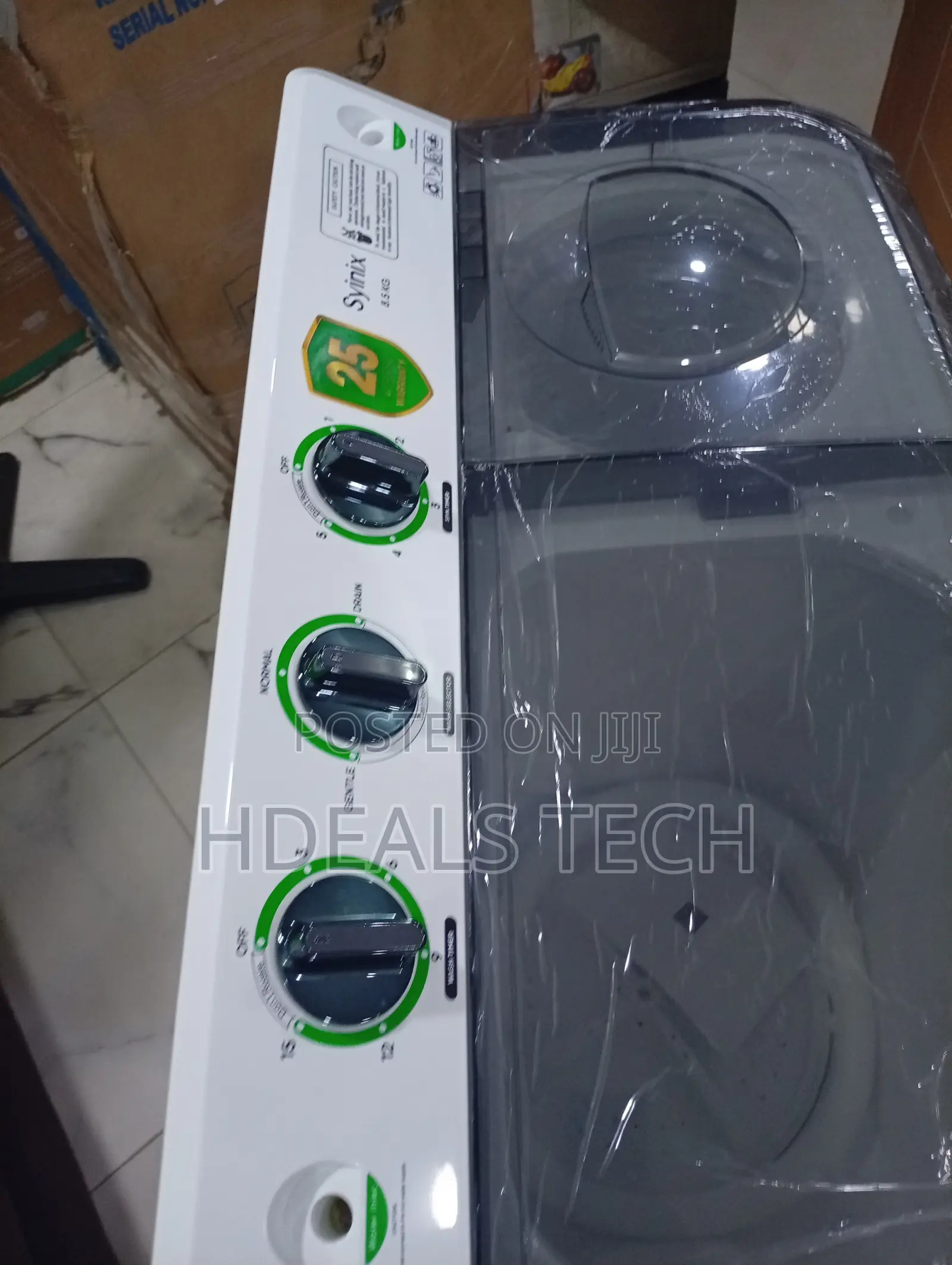 Syinix 8kg Heavy-Duty PowerWash Digital LED Laundry System