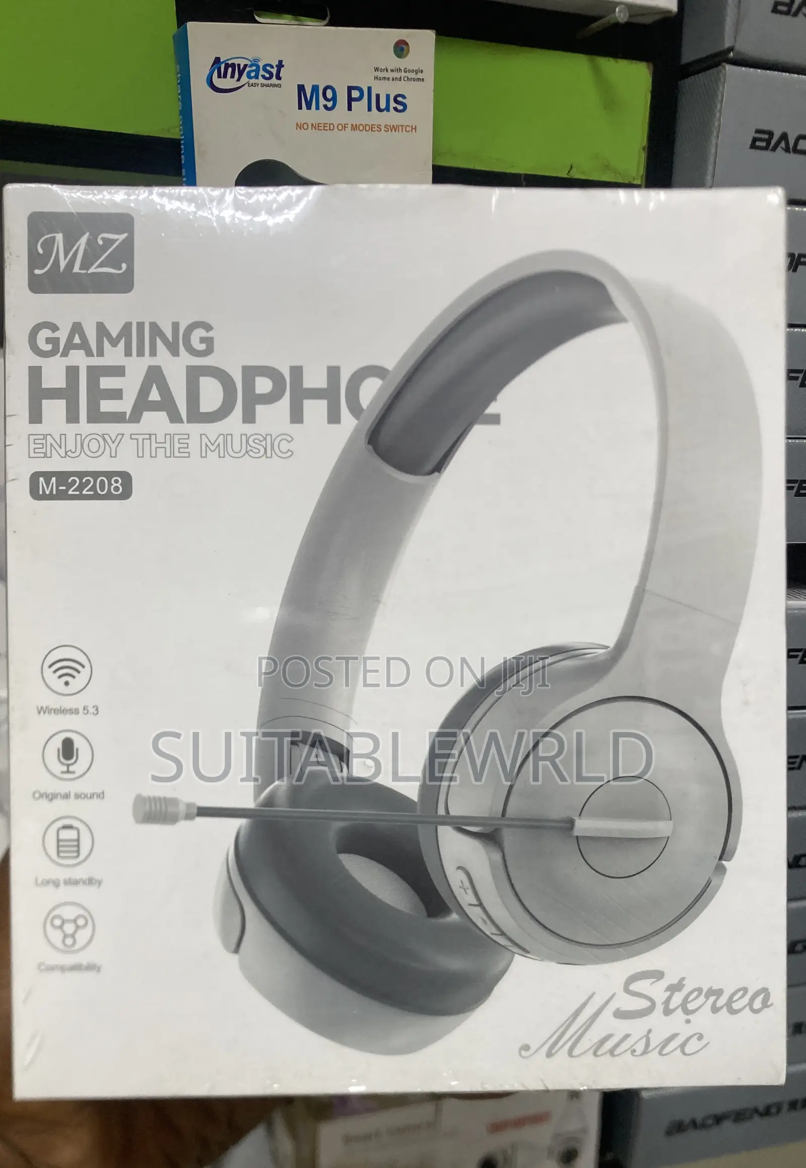 MZ Wireless Headphones With Mic