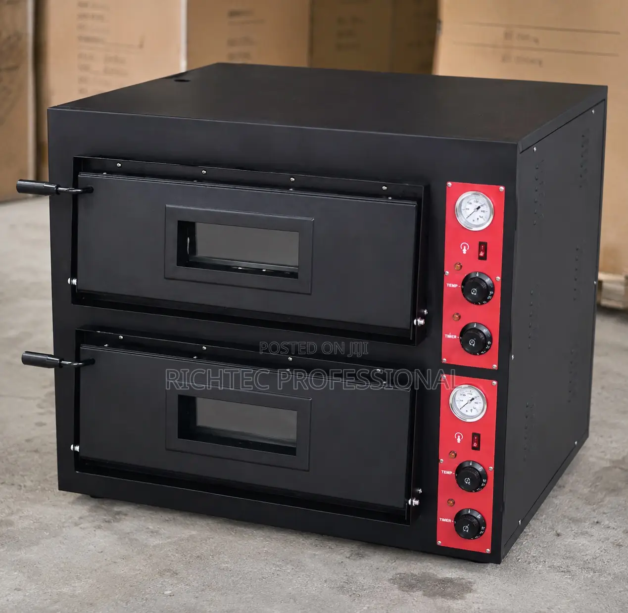 High Quality Commercial Double Deck Pizza Oven