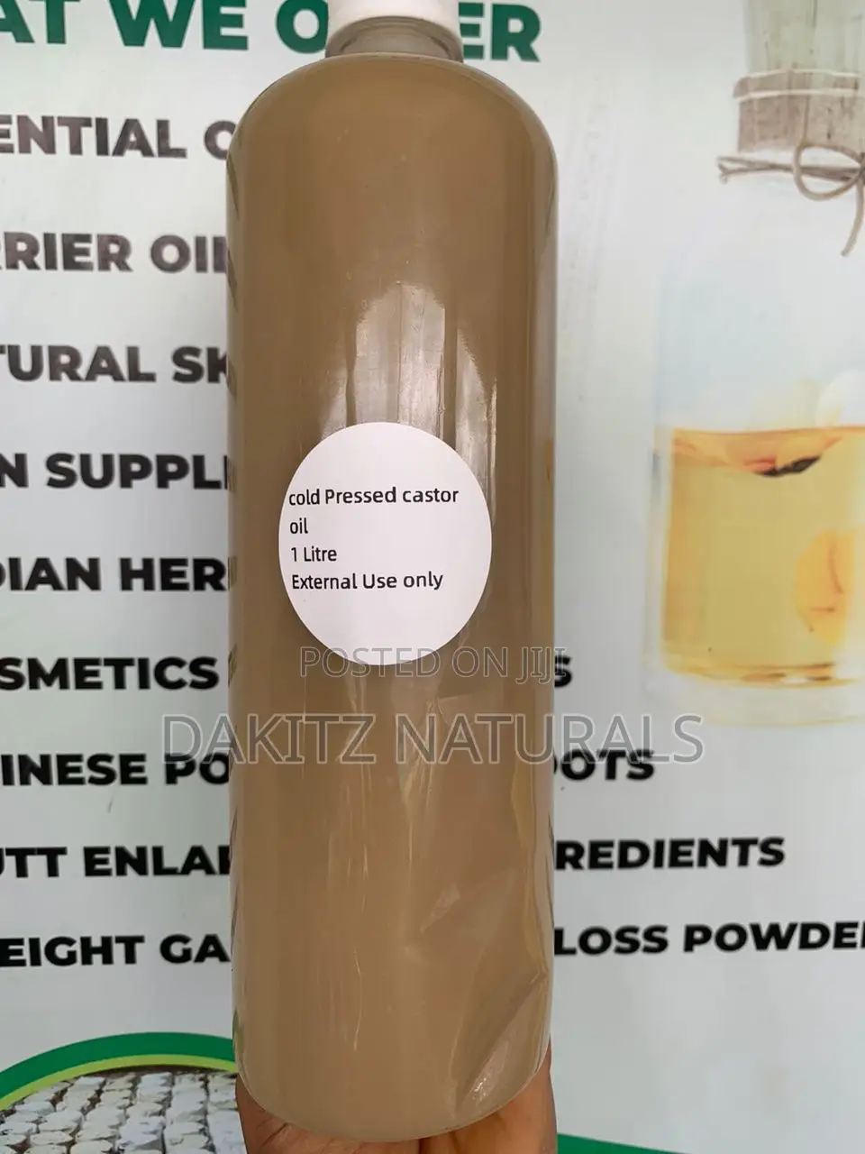 Hexane Free Castor Oil 1liter