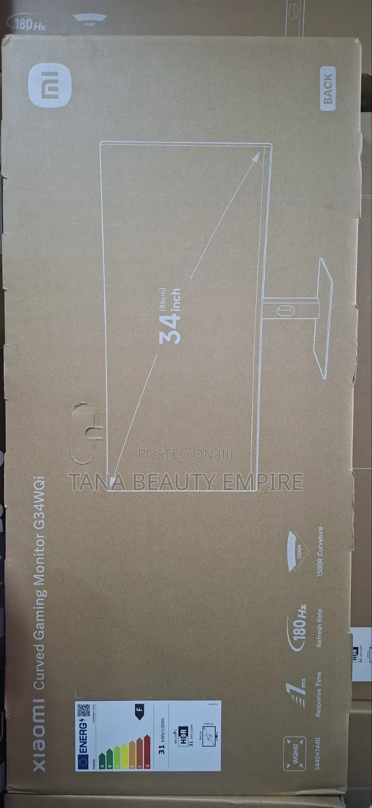 Xiaomi Curved Gaming Monitor 34 Inches