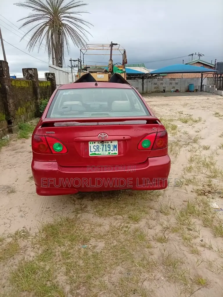 Toyota Corolla S 2004 Red