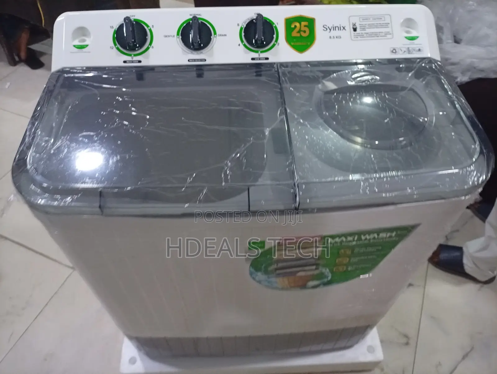 Syinix Master Wash 8kg High-Capacity Urban Living Laundry Unit