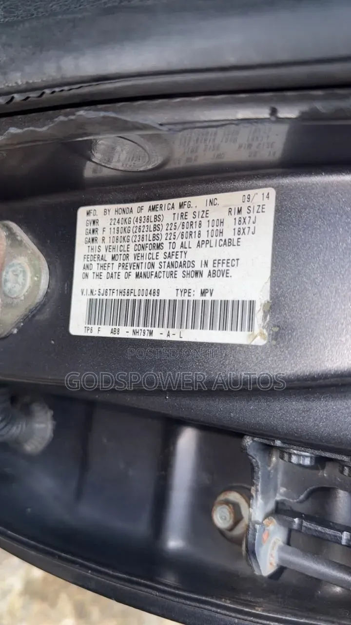 Honda Accord Crosstour 2015 Gray