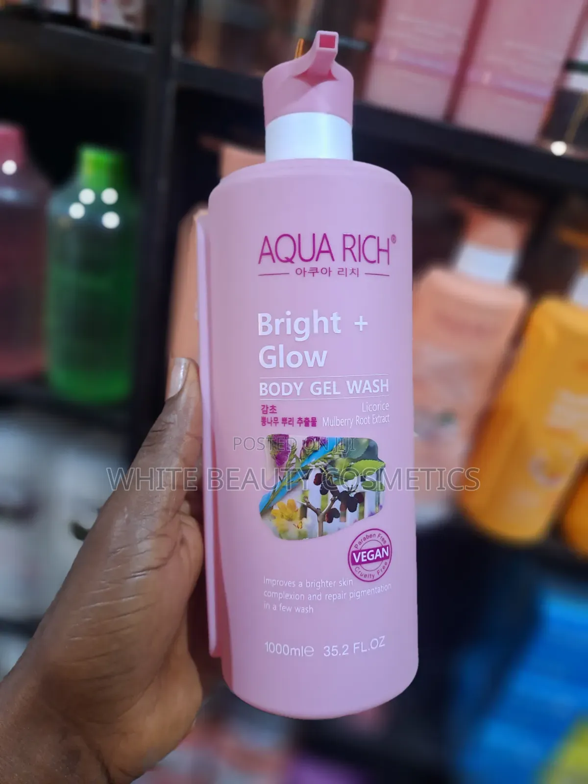 We Handle a Wide Range of Cosmetics. Aqua Rich Wash