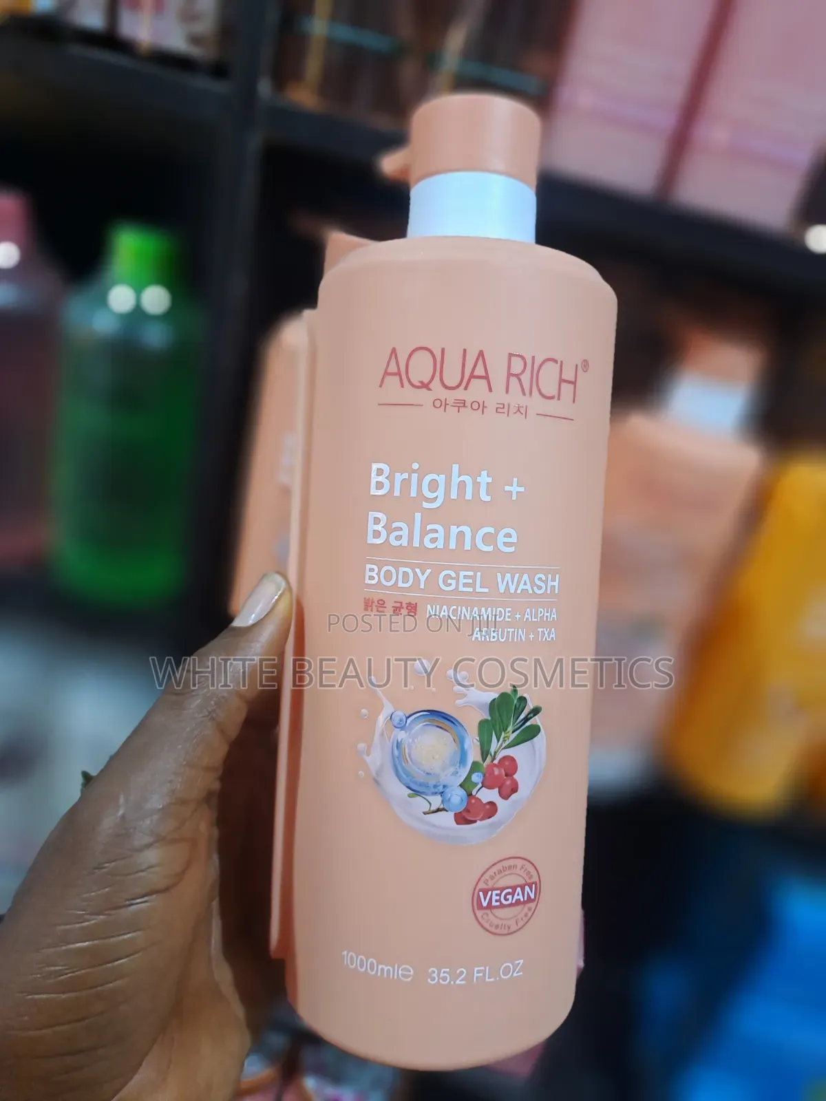 We Handle a Wide Range of Cosmetics. Aqua Rich Wash