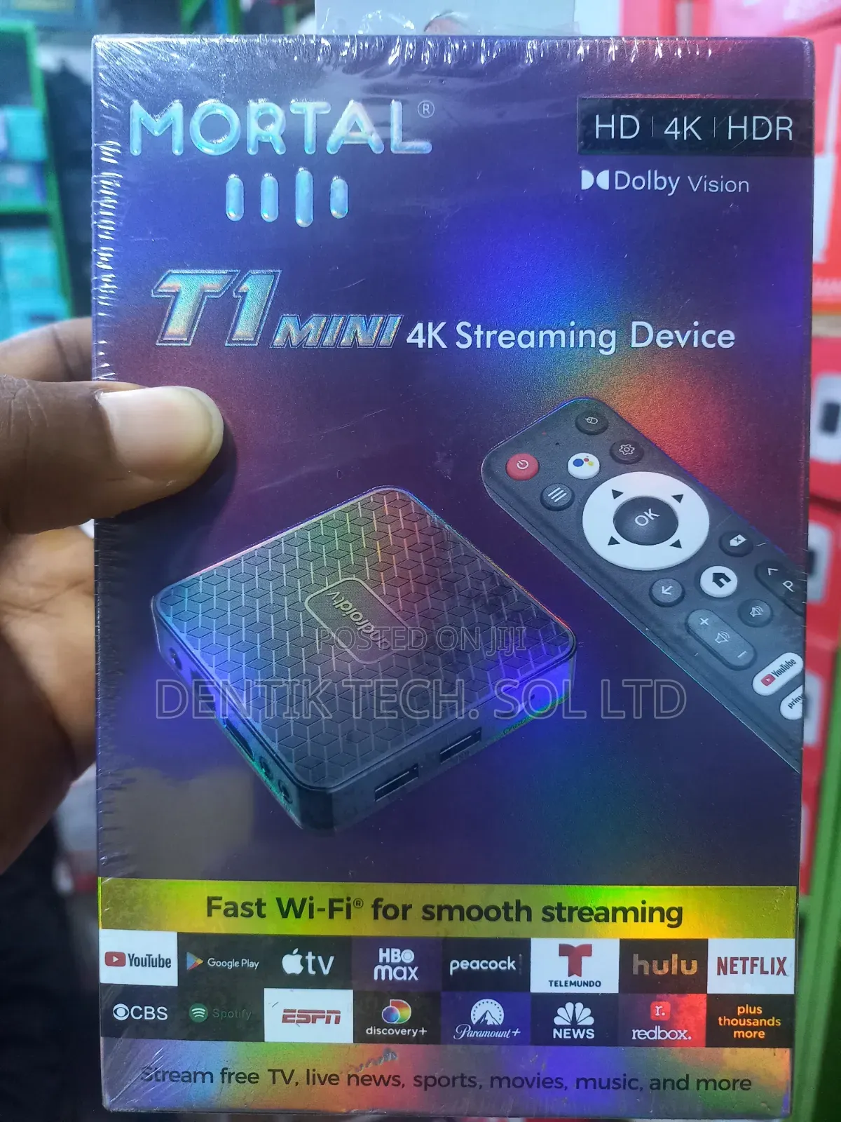 Mortal T1 Mini Streaming Android TV Box